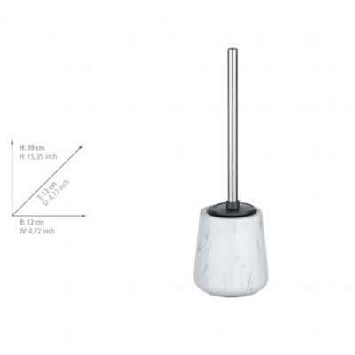 Wenko Adrada szczotka toaletowa stojąca szara 23697100