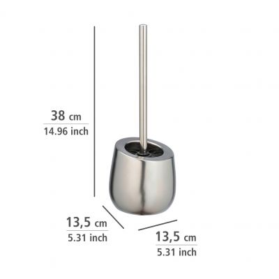 Wenko Badi szczotka toaletowa stojąca srebrny 24140100