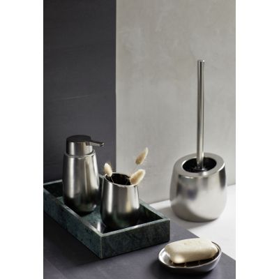 Wenko Badi szczotka toaletowa stojąca srebrny 24140100