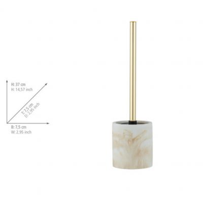 Wenko Odos szczotka toaletowa stojąca biała 24368100