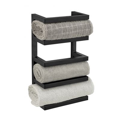 Wenko Fondiro wieszak na ręcznik czarny 25780100