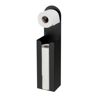 Wenko Agira stojak na papier toaletowy czarny 26059100