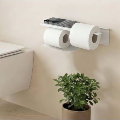 Wenko Lizan uchwyt na papier toaletowy biały 26581100