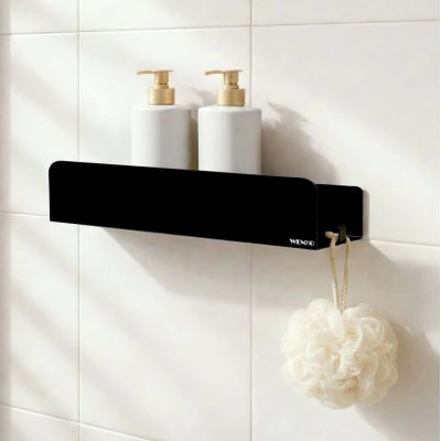 Wenko Lizan półka prysznicowa 30 cm czarna 26584100