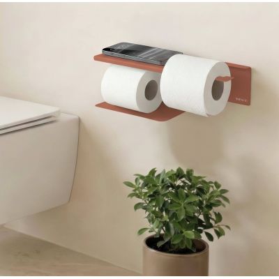 Wenko Lizan uchwyt na papier toaletowy brązowy 26596100