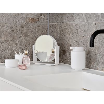 Zone Denmark Ume lusterko kosmetyczne 19x19,5 cm okrągłe biały 28223