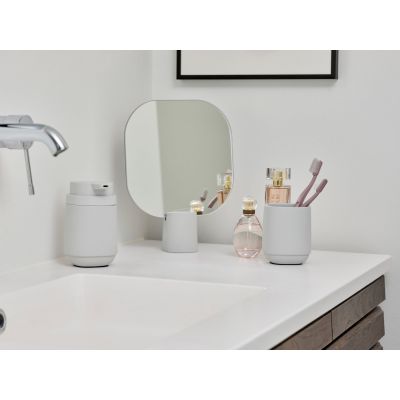 Zone Denmark Time lusterko kosmetyczne 20x26 cm owalne szare 30745