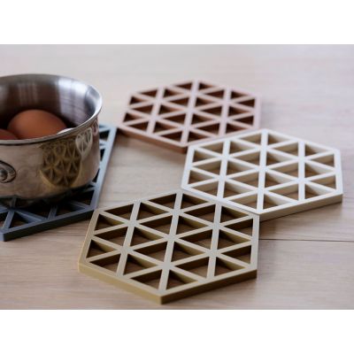 Zone Denmark Hexagon podstawki kuchenne Lupin/Sand/Terracotta 32701