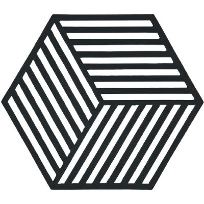 Zone Denmark Hexagon podstawka kuchenna czarna 330135