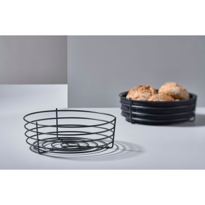 Zone Denmark Singles pojemnik na pieczywo 25,5x25,5x8 cm czarny 330470