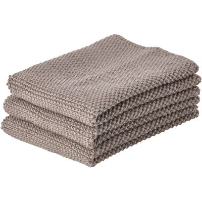 Zone Denmark komplet ręczników 27x27 cm bawełniany szary 331242