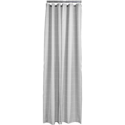 Zone Denmark Tiles zasłona prysznicowa 200x180 cm szara 331844