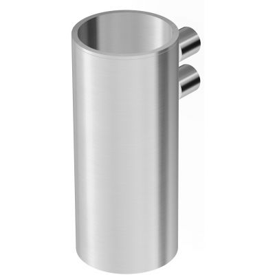 Zucchetti Helm kubek z uchwytem ścienny stal nierdzewna szczotkowana ZAD813.X