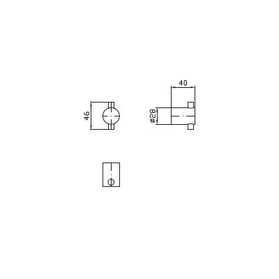 Zucchetti Helm uchwyt na ręczniki brushed chocolate ZAD850.XP21