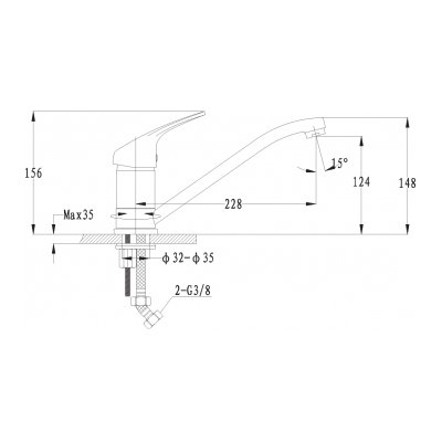 Alveus Rapa Nui bateria kuchenna piasek 2070166