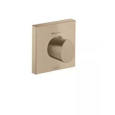 Axor Starck Organic bateria prysznicowa podtynkowa termostatyczna czerwone złoto szczotkowane 12712310