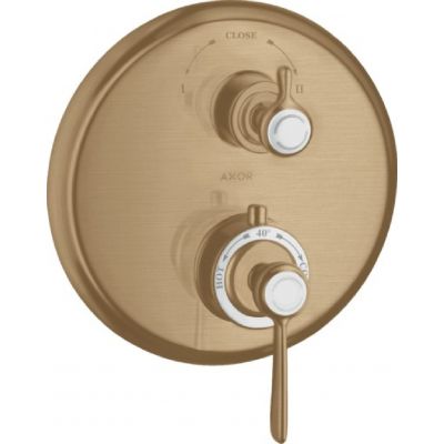 Axor Montreux bateria wannowo-prysznicowa podtynkowa termostatyczna brąz szczotkowany 16821140