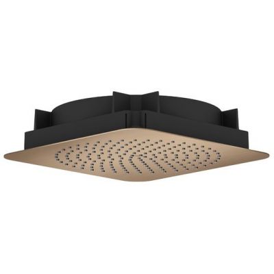 Axor Citterio C głowica prysznicowa 27x27 cm kwadratowa czerwone złoto szczotkowane 28795310