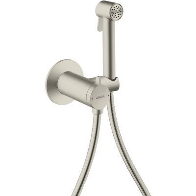 Axor Bidette zestaw słuchawki bidetowej podtynkowy stal 29242800