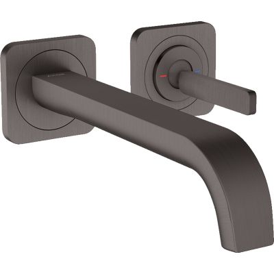 Axor Citterio E bateria umywalkowa podtynkowa Czarny Chrom Szczotkowany 36106340