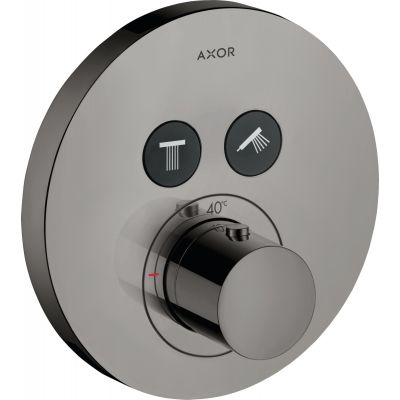 Axor ShowerSolutions bateria wannowo-prysznicowa podtynkowa termostatyczna czarny chrom polerowany 36723330