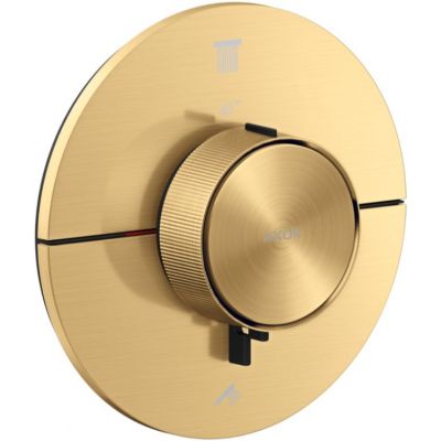 Axor ShowerSelect ID bateria wannowo-prysznicowa podtynkowa z termostatem złoty optyczny szczotkowany 36750250