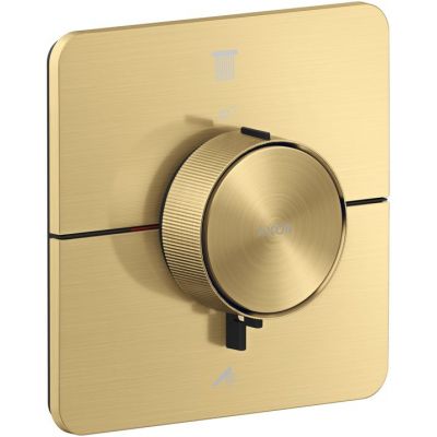 Axor ShowerSelect bateria wannowo-prysznicowa podtynkowa termostatyczna złoty optyczny szczotkowany 36754250