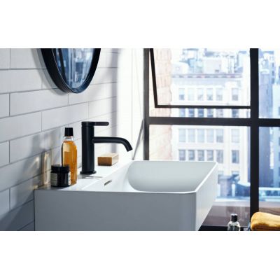 Axor One bateria umywalkowa stojąca czarna 48001670