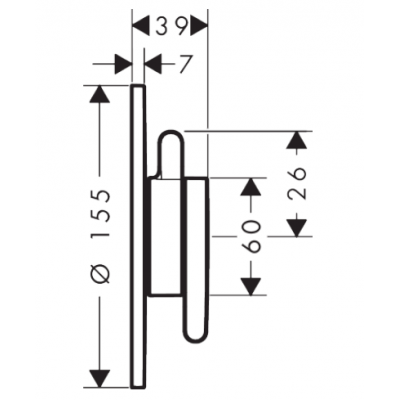 Axor One bateria wannowo-prysznicowa podtynkowa złota optycznie szczotkowana 48415250