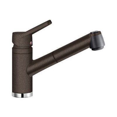 Blanco Actis-S bateria kuchenna z wyciąganą wylewką silgranit kawowa 514939