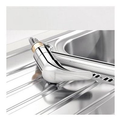 Blanco Daras-F bateria kuchenna stojąca podokienna chrom 521751