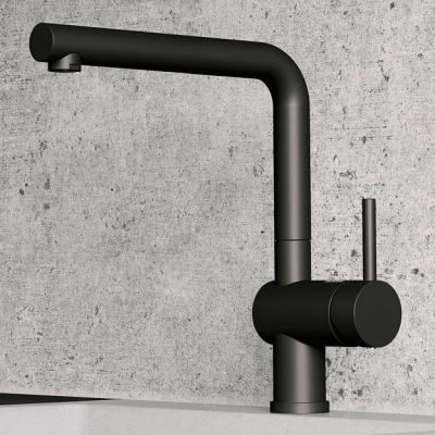 Blanco Linus bateria kuchenna stojąca czarny mat 525806