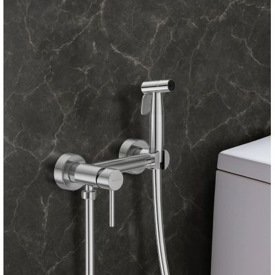 Balneo Cascade bateria bidetowa ścienna inox H0401020608