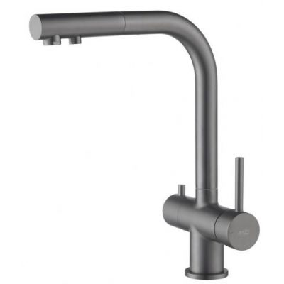 Blue Water Apala bateria kuchenna z podłączeniem wody filtrowanej grafit