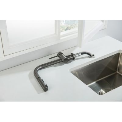 Blue Water Magot Plus Window bateria kuchenna stojąca podokienna gunmetal