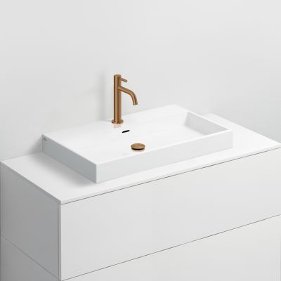 Clou Xo bateria umywalkowa stojąca brąz szczotkowany CL/06.14013.83