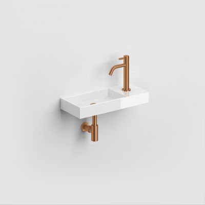 Clou Xo bateria umywalkowa stojąca brąz szczotkowany CL/06.14013.83