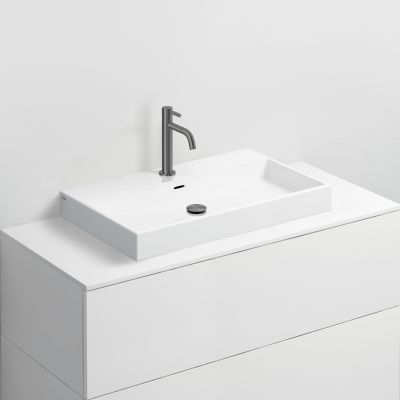 Clou Xo bateria umywalkowa stojąca gunmetal szczotkowany CL/06.14013.84