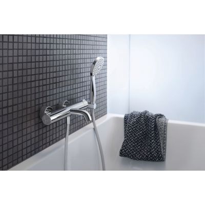 Duravit C.1 bateria wannowo-prysznicowa ścienna termostatyczna chrom C15220000010