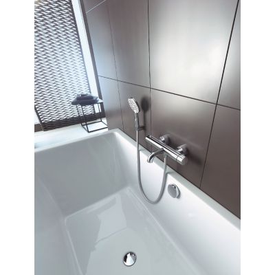 Duravit C.1 bateria wannowo-prysznicowa ścienna termostatyczna chrom C15220000010