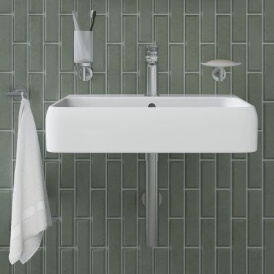 Duravit Wave bateria umywalkowa stojąca stal nierdzewna szczotkowany WA1020001070