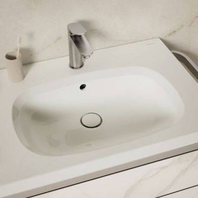 Duravit Wave bateria umywalkowa stojąca stal nierdzewna szczotkowany WA1020001070