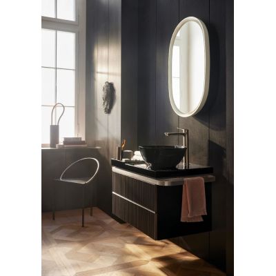 Duravit Wave bateria umywalkowa stojąca stal nierdzewna szczotkowany WA1040002070