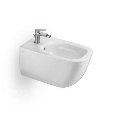 Duravit Wave bateria bidetowa stojąca stal nierdzewna szczotkowana WA2400001070