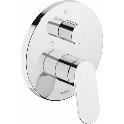 Duravit Wave bateria wannowo-prysznicowa podtynkowa chrom WA4210012010