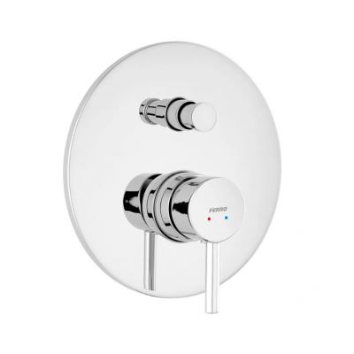 Ferro Ciriculus bateria wannowo-prysznicowa podtynkowa chrom BCK7P