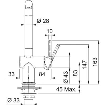 Franke Active L Pull-Out Spray bateria kuchenna stojąca biała 115.0653.387