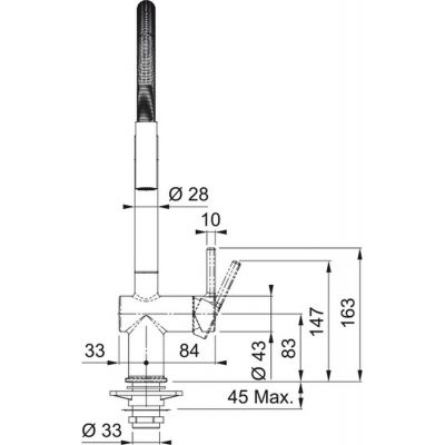 Franke Active Semi Pro Spray bateria kuchenna stojąca czarna 115.0653.409