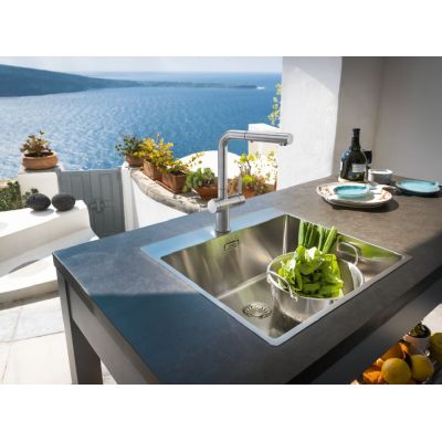 Franke Active L Twist Pull Out Spray bateria kuchenna stojąca stal 115.0653.505