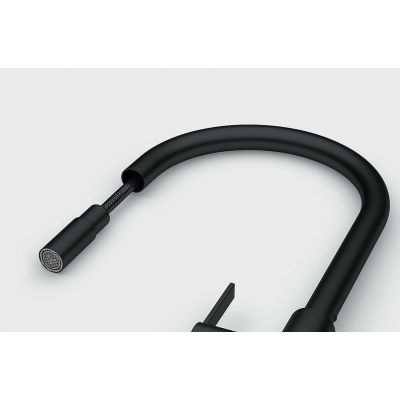 Franke Maris Slim J Pull-Out bateria kuchenna stojąca czarny mat 115.0728.389